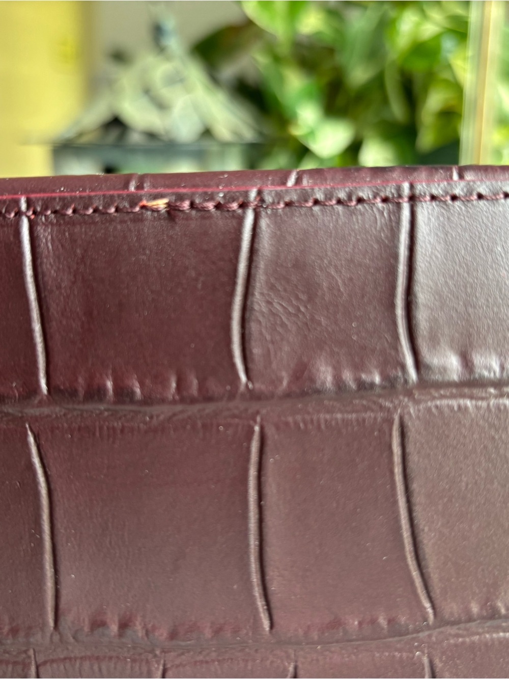 NWT Coach Sierra Burgundy and Brown Signature Dome Satchel with Mixed ExoticTrim - Picture 11 of 16